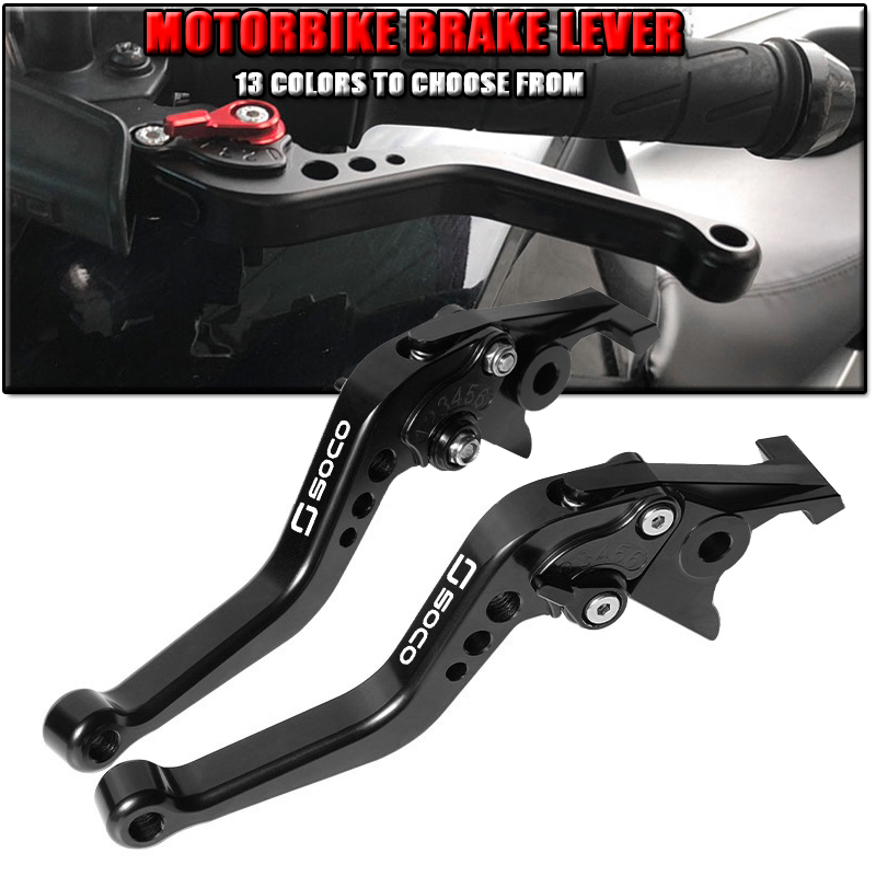 Cnc Aluminum Adjustable Brake Clutch Levers - Motorcycle Short Brake Clutch Lever Aluminum