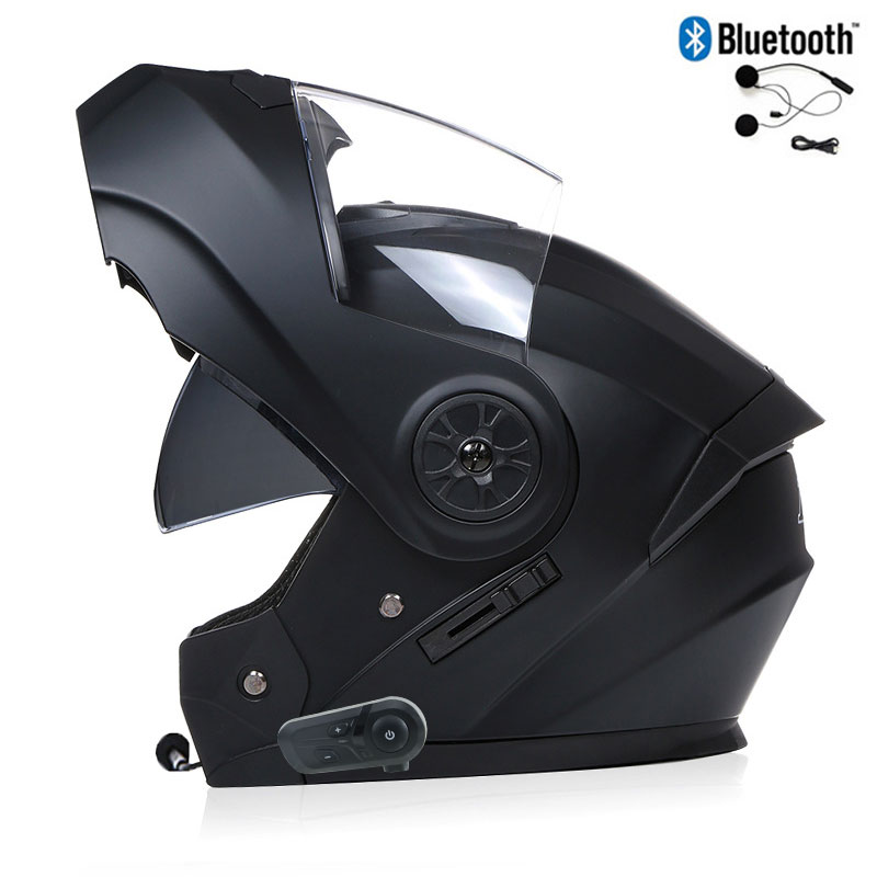 Modular Flip Up Motorcycle Helmet Dot Approved - Bluetooth Motorcycle Full Face Helmet Men