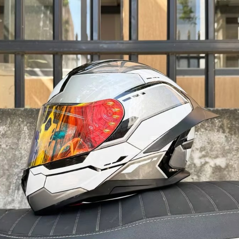 ORZ Motorcycle Bluetooth Helme - Full Face Motorcycle Helmet With Bluetooth 评论和价格