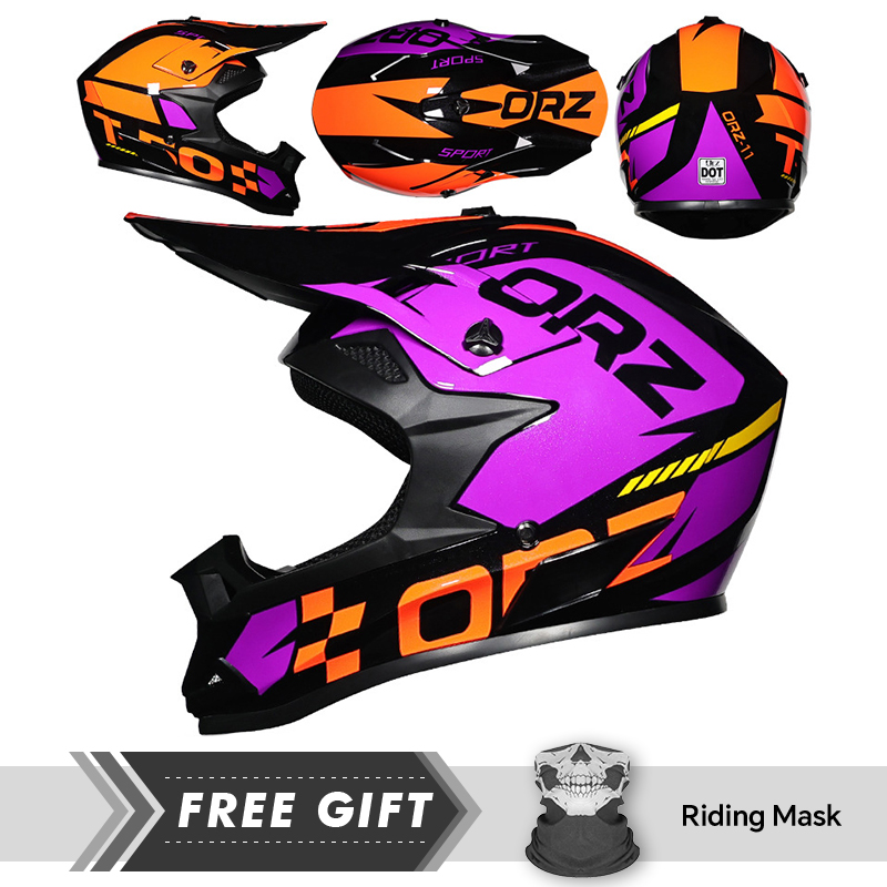 Off Road Helmet Eye Face Prote - Quick Release Buckle Motorcycle Helmet 评论和价格