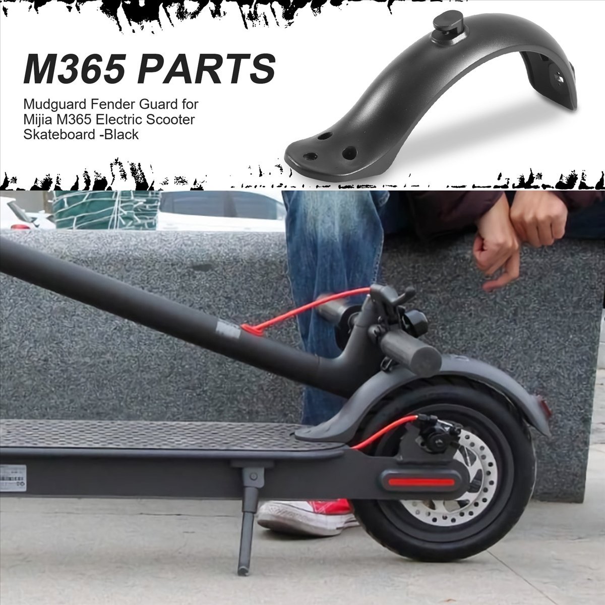 #49K (black)Mudguard Fender Gu - Scooter Parts 评论和价格